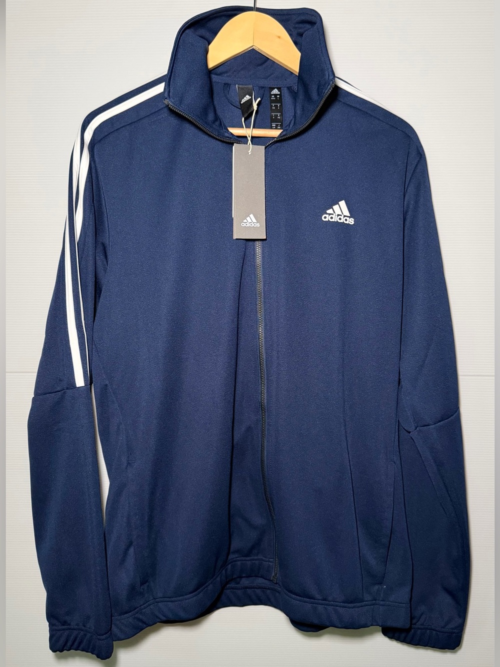NWT adidas Men's Tiro TS Tracksuit Jacket - Collegiate Navy Blue - Size Large
